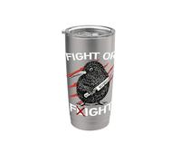 Combat Ou Fuite Kiwi Vogel Apteryx Neuseeland Laufvogel Kiwi Gobelet isotherme en acier inoxydable double paroi