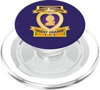 Combat Wounded, cœur Violet, Agent Orange PopSockets PopGrip pour MagSafe