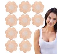 Combats de mamelon - Couvertures de pour femmes | Pastilles de mamelon adhésives | Pâterie réutilisable mamelon | Autocollants invisibles gâteaux de gâteaux | Pastures de mamelon non tissées