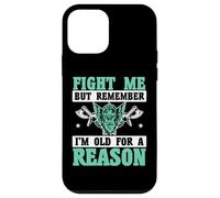 Combats-Moi mais Souviens-toi Que Je suis Vieux pour Une Raison, Vikings Coque pour iPhone 12 Mini
