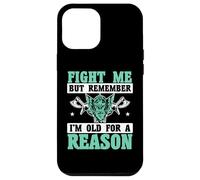 Combats-Moi mais Souviens-toi Que Je suis Vieux pour Une Raison, Vikings Coque pour iPhone 12 Pro Max