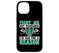 Combats-Moi mais Souviens-toi Que Je suis Vieux pour Une Raison, Vikings Coque pour iPhone 14