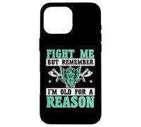 Combats-Moi mais Souviens-toi Que Je suis Vieux pour Une Raison, Vikings Coque pour iPhone 16 Pro Max