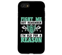 Combats-Moi mais Souviens-toi Que Je suis Vieux pour Une Raison, Vikings Coque pour iPhone SE (2020) / 7/8