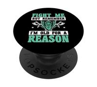 Combats-Moi mais Souviens-toi Que Je suis Vieux pour Une Raison, Vikings PopSockets PopGrip Adhésif