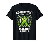 Combattant De La Maladie Rénale Soutien Insuffisance Rénale T-Shirt