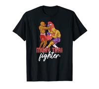 Combattant De Muay Thai Chasseur Boxe Arts Martiaux Hobby T-Shirt