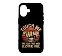 Combattant MMA Humour Premier Cours Offert Coque pour iPhone 16