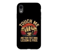 Combattant MMA Humour Premier Cours Offert Coque pour iPhone XR