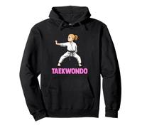 Combattant MMA Taekwondo Fille Pratiquant Le Taekwondo Sweat à Capuche
