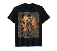 Combattant samouraï Africain Mois de l'histoire des Noirs Katana Warrior T-Shirt