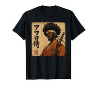 Combattant samouraï Africain Mois de l'histoire des Noirs Katana Warrior T-Shirt