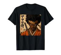 Combattant samouraï Africain Mois de l'histoire des Noirs Katana Warrior T-Shirt