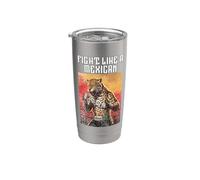 Combattez comme un Jaguar mexicain - Boxe Gobelet isotherme en acier inoxydable double paroi