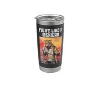 Combattez comme un Jaguar mexicain - Boxe Gobelet isotherme en acier inoxydable double paroi