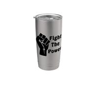 Combattez la protestation du pouvoir Gobelet isotherme en acier inoxydable double paroi