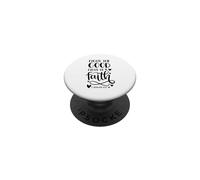 Combattez Le Bon Combat de la Foi chrétien Jésus Bible PopSockets PopGrip Adhésif