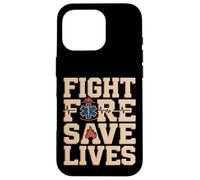 Combattez Le feu et Sauvez des Vies, Pompier EMS Hero Pride Coque pour iPhone 16 Pro