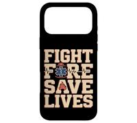 Combattez Le feu et Sauvez des Vies, Pompier EMS Hero Pride Coque pour iPhone 17 Pro Max