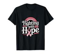 Combattre avec l'espoir de Sensibilisation au Cancer du Sein T-Shirt