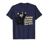 Combattre Les Ennemis Invisibles Depuis la Naissance T-Shirt