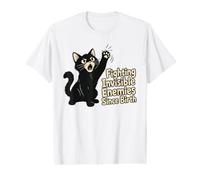 Combattre Les Ennemis Invisibles Depuis la Naissance T-Shirt Graphique avec Valeur