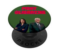 Combattre l'oligarchie, résister, AOC, Bernie Sanders, PopSockets PopGrip Adhésif