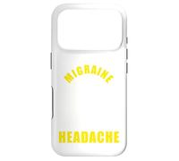 Combattre Migraine Maux Tête Soutenir Douleur Chronique Coque pour iPhone 17 Pro