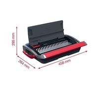 CombBind CB15 - Machine à relier - peigne - diamètre max. : 19 mm - perforation : 17 feuilles - reliure : 165 feuilles