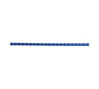 GBC CombBind - Polychlorure de vinyle (PVC) - 6 mm - 21 anneaux - A4 (210 x 297 mm) - 25 feuilles - bleu - 100 unités peigne de reliure en plastique Bleu