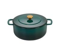 Combekk Cocotte Combekk Enameled en fonte émaillée Ø28 cm Holly Green-gold knob