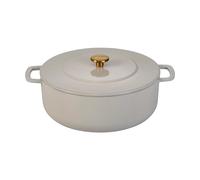 Combekk Cocotte Combekk Enameled en fonte émaillée Ø28 cm Sand-gold knob