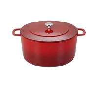 Combekk Cocotte Combekk Enameled en fonte émaillée Ø32 cm Cherry-silver knob