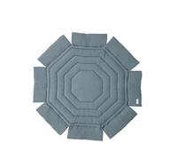 Tapis de parc octogonal ouatiné bicolore Gris ardoise