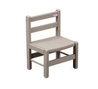 Combelle Chaise Basse pour Enfant Laquée Gris Clair