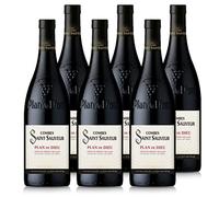COMBES SAINT SAUVEUR - AOP Côtes du Rhône Village "Plan de Dieu" - Vin Rouge - Lot de 6 bouteilles x 75 cl