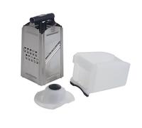 Combi Chef en acier inoxydable 4 en 1 trancheuse & Râpe