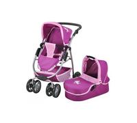Combi Coco Licorne pour poupee - Landau et Poussette - Poignee reglable 41-71 cm