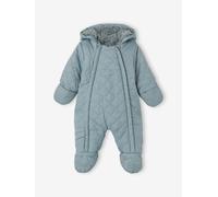 VERTBAUDET Combi-pilote mixte matelassée bébé doublée sherpa bleu canard 3M(60CM)
