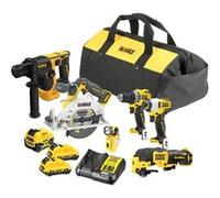 Combi set - 6 pièces starter set 12V - DEWALT - avec 1 batterie 5.0Ah + 2x 2.0Ah - chargeur - sac de transport - DCK611P1D2-QW G