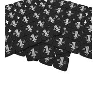 CombiCraft 10 000 jetons événementiels séparables en Noir fabriqué en Plastique recyclé, destiné comme jetons de Festival, jetons de Consigne ou comme jetons de buvette