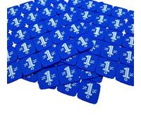 CombiCraft 1000 jetons événementiels séparables en Bleu fabriqué en Plastique recyclé, destiné comme jetons de Festival, jetons de Consigne ou comme jetons de buvette