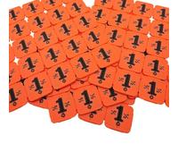 CombiCraft 1000 jetons événementiels séparables en Orange fabriqué en Plastique recyclé, destiné comme jetons de Festival, jetons de Consigne ou comme jetons de buvette