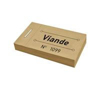 CombiCraft carnet de tickets viande en caramel, 250 tickets, avec numérotation, 50 x 30 mm, faciles à déchirer, pour tout type d'événement