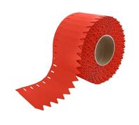 CombiCraft étiquettes à piquer sur rouleau rouge - 100 x 17 mm - 3000 étiquettes - Résistant à l'humidité