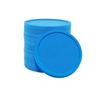CombiCraft jeton en Plastique Vierge Bleu au Format de 2 € pour Les casiers et Caddies - avec diamètre de 25,75 mm - Emballage de 100 pièces