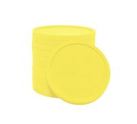 CombiCraft jeton en Plastique Vierge Jaune au Format de 2 € pour Les casiers et Caddies - avec diamètre de 25,75 mm - Emballage de 100 pièces