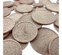 CombiCraft Jetons Caddie Format 1 € en Fibre de Bois biodégradable 100 pièces