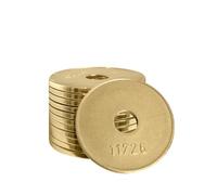 CombiCraft jetons en laiton de référence Miele 11726 avec trou - 100 pièces