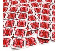 CombiCraft Jetons événementiels séparables avec 1000 jetons en Rouge à casser comme 2 pièces de Demi, idéal comme méthode de paiement pour événements